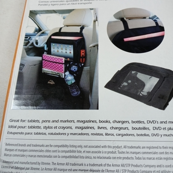 Armor All 8-in-1 Backseat Organizer (ASO7-0115-BLK - Picture 3 of 9